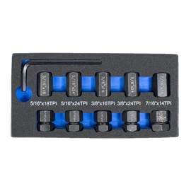 Tool Guy Republic 10 PC Stud Remover and Installer Kit (HT-1545 SAE)