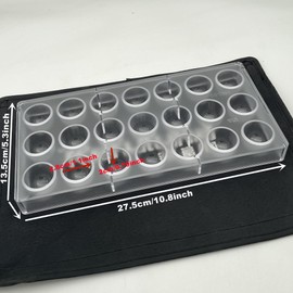 Goldbaking Bell Shape Chocolate Bonbon Mold Polycarbonate Truffle Mould Homemade Chocolates Covered Candy DIY Tool