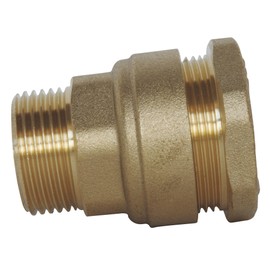 SOMATHERM FOR YOU - Brass connector piece straight for D40 PE pipe - M33 / 42 - mounting technology a way to ensure the correct installation of the connection