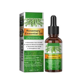 Aceite Esencial Romero, Aceite de Romero para Cuidado de la piel, Crecimiento del Cabello, Esencial de Aromaterapia Rosemary Oil                      