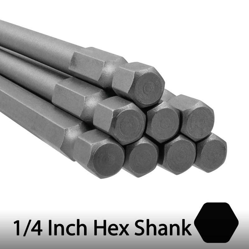 Evponk 8 Pcs 150mm Long Torx Security Screwdriver Bit Set