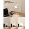Metal Desk Lamp With Wireless Charging, Touch Reading Light, 3