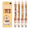 Grunlienus Capybara Pens, Cute Capybara Themed Click Pens, 0.5mm Fine