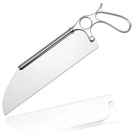 AAProTools Satterlee Bone Saw, Chrome, 7 1/2" Cutting Edge, 11"