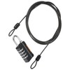TOP-VIGOR Security Steel Cable with 4 Digit Combination Lock, 6.5Ft
