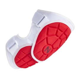 NURIBASE - Protector de codo de béisbol para jóvenes, adultos, protector de codo para jóvenes, adultos, protector de codo para béisbol, softbol, rojo S/M