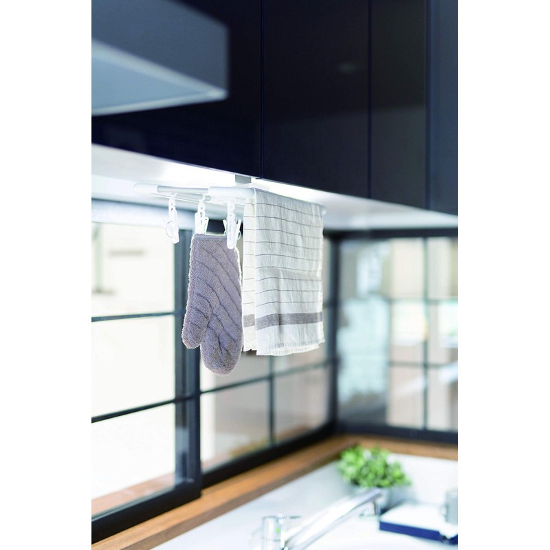 Towa Sangyo Dish Towel Hanger, White, W 13.2 x H