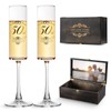 Urllinz 50th Wedding Anniversary Champagne Flutes Gifts-50th Anniversary Decorations,Best Anniversary