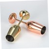 LABRIMP Stainless Steel Goblet Gold Plating Unbreakable Wine Cup for