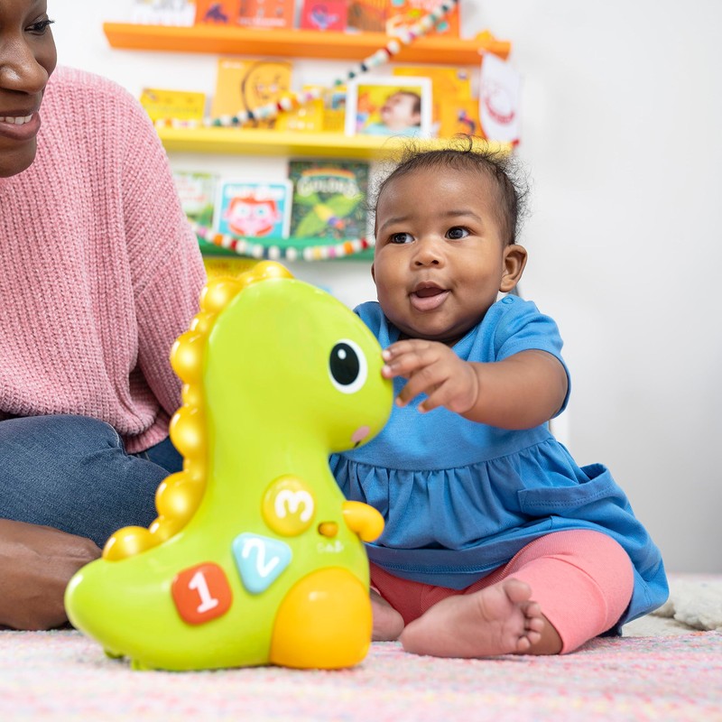 Bright Starts 12506 Go, Go Dino Toy with Music and