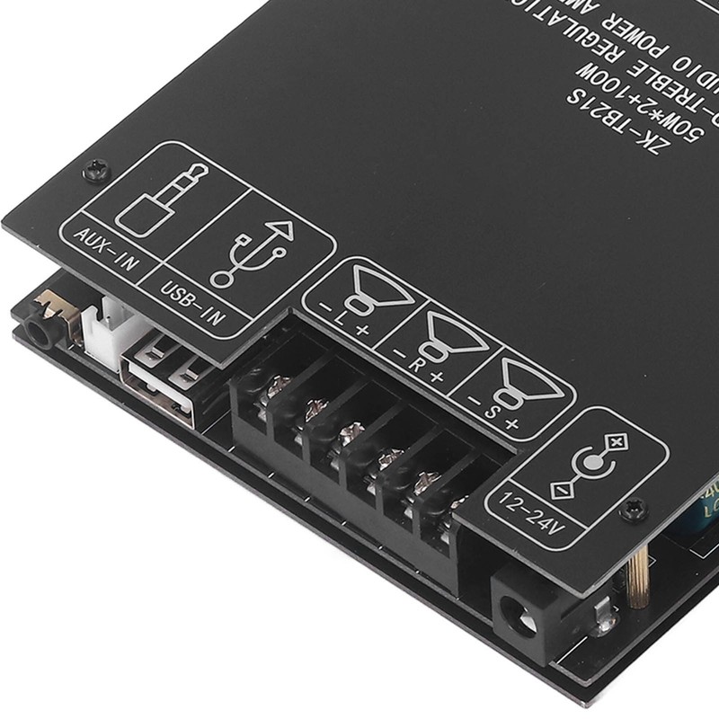 Bluetooth Power Amplifier Board Subwoofer 2.1 Channel 50W 50W 100W