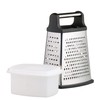 MasterClass Stainless Steel Box Grater with Container, 23 cm (9