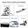 MAXSOUGH Universal Roof Rack Thick Aluminum Cross Bars,Adjustable Lockable Roof
