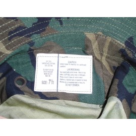 R&B Inc. Vintage Vietnam Era ERDL Camo Ripstop Jungle Boonie Hat Cap Type II All Sizes - 7 1/2