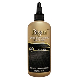 Bigen Semi-Permanent Haircolor #Jb1 Jet Black 3 Ounce (88ml) (3 Pack)