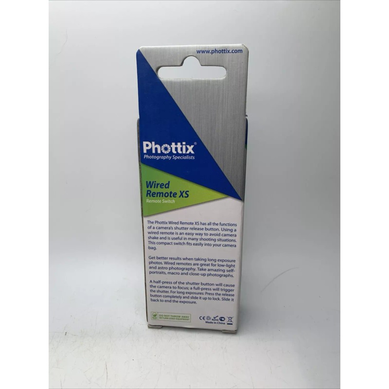 For Nikon Phottix 1m Wired Remote XS, Remote Switch Nikon