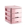 Plastic Desktop Storage Unit with Drawers, Stationary Arts Drawer Desktop