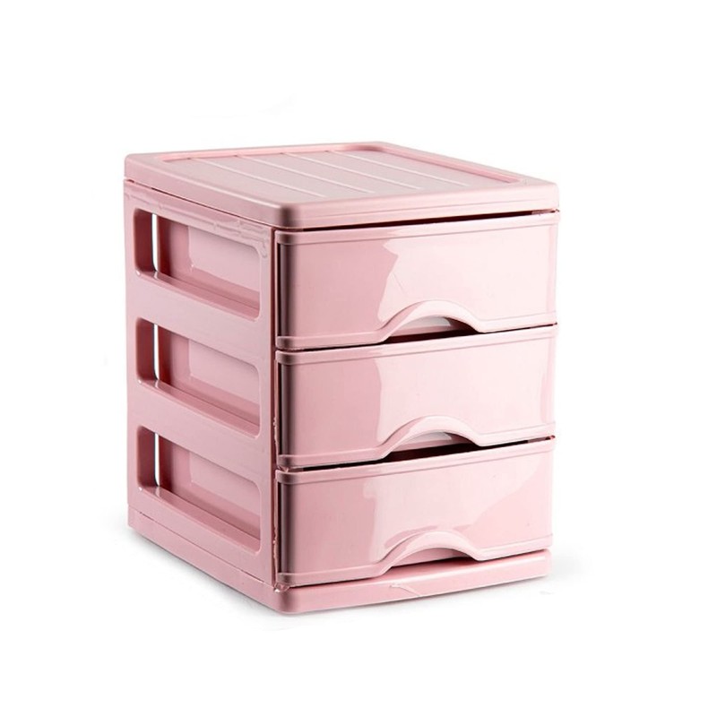 Plastic Desktop Storage Unit with Drawers, Stationary Arts Drawer Desktop