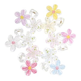 Healeved 6 Pcs Charming Floral Print Hair Accessories for Women Reliable Grip Lightweight and Portable for Various Occasions