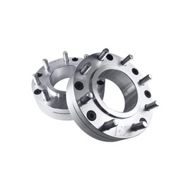 EZAccessory 2 Wheel Adapters 5x135 to 8x170 Fits Ford F150 97-03 Hub with 125mm Hub Centric Lip for Ford Super Duty Wheels