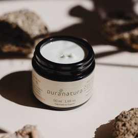 Puranatura- Crema facial de día Hidratante Anti-Edad. Crema orgánica regeneradora para cara. Crema reparadora vegana. Crema facial ecológica para día. Hidratante natural 50 ml