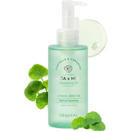 DERMAL - Aceite Limpiador Desmaquillante con Cicamida, Calmante con Ceramida y Centella Asiática para Piel Sensible. 150ml