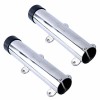 Amarine Made 2Pcs Boat Fishing Rod Holder Stainless Steel Side