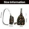 wiuurs Mushroom Sling Bag for Women Small Leather Crossbody Bags