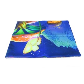 Fluorescent Mushroom Tapestry UV Reactive Blacklight Wall Hanging Tapestry for Bedroom Dormitory GTYG(299) 200X150cm / 79X59in