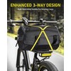 4 Pack 3 Way Flat Adjustable Bungee Cords with Hooks,