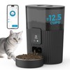 PAPIFEED Automatic Cat Feeder 3.5L/15 Cup 2.4G WiFi Pet Feeder
