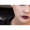LAURITAMI 13pcs Fake Septum Nose Ring with Chain Nose to