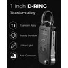 FEGVE Key Rings with Screw Shackle - Heavy Duty Strong