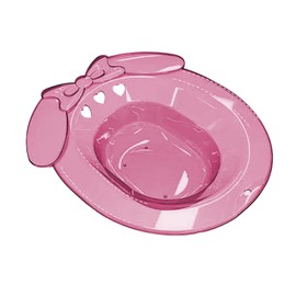Perfeclan Sitting Bath Soaking Pan for Women, Durable Over the Toilet, Wide Seating Area, Hip Bath, Seat Bath for Dorm, Toilet, Shower Room, Pink