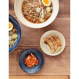 Tableware East Japanese Tableware, Small Plate, 4.6 inches (11.8 cm), Carved Tokusa, Coral, tt-012-02, One Size