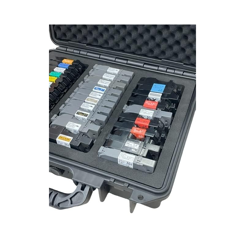 Protective Custom Label Tape Carrying Case for TZe P-Touch Tapes