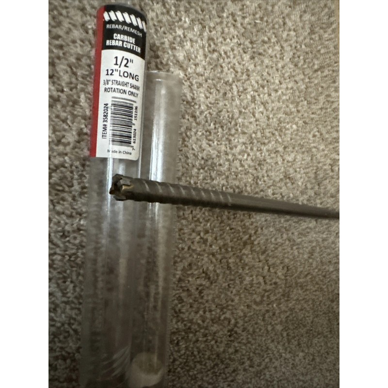 Hilti 1/2" x 12” Hilti Carbide Rebar Cutter Item #