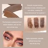 Easilydays Black Tinted Eyebrow Gel, Volumizing, Smudgeproof, Thickening Brow Shaper,