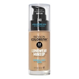 Base de maquillaje líquida Revlon ColorStay Normal/Dry Colorstay Make Up tono 240 medium beige - 30mL 100g