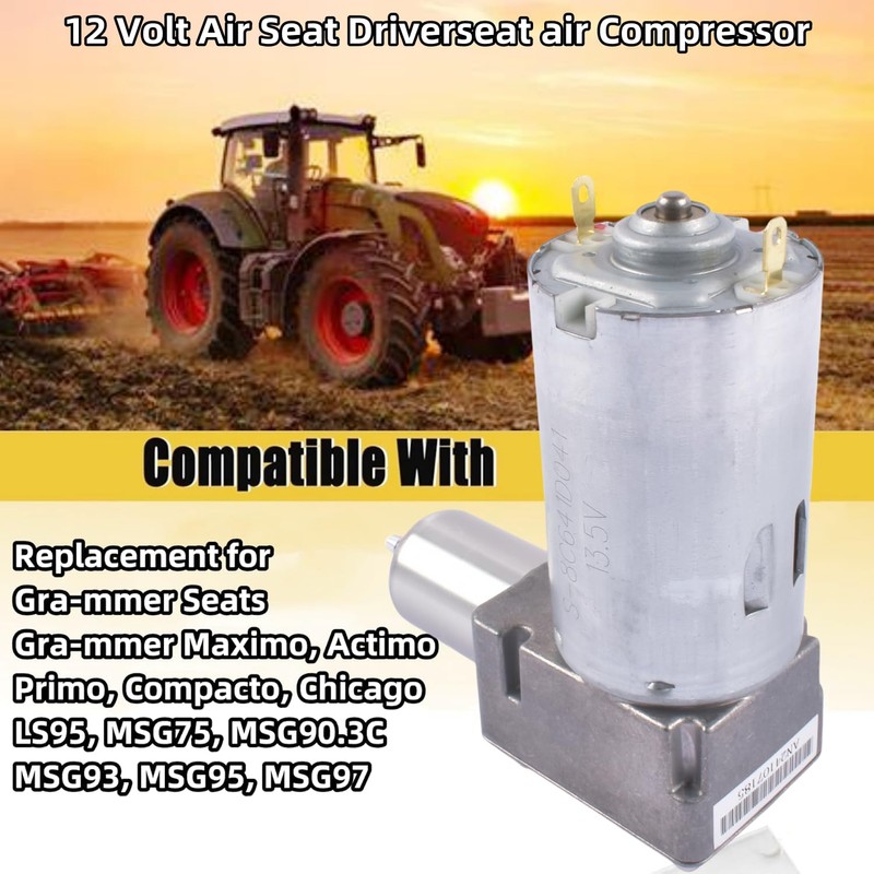 GR1220254 12 Volt Air Seat Driverseat air Compressor Replacement for