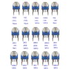 RUNCCI-YUN 150pcs 15 Values 100 Ohm- 2M Ohm Ohm Potentiometer