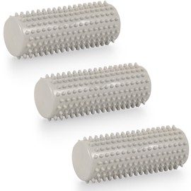 Hedgehog Massage Roller, Nub Roller, Hedgehog Roller, Massage, Hedgehog Ball (Set of 3, Grey)