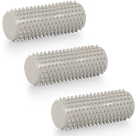Hedgehog Massage Roller, Nub Roller, Hedgehog Roller, Massage, Hedgehog Ball (Set of 3, Grey)