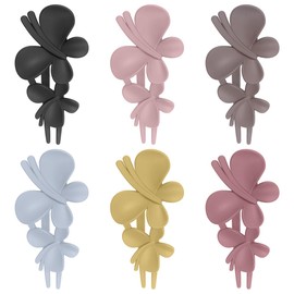6 Pcs Butterfly Hair Barrettes for Women | Non-Slip Claw Clips Girls Hair Accessories | Durable Plastic & Multi-Colors | Hair Clips for Women Styling | Barrettes for Girls, Butterfly Clips
