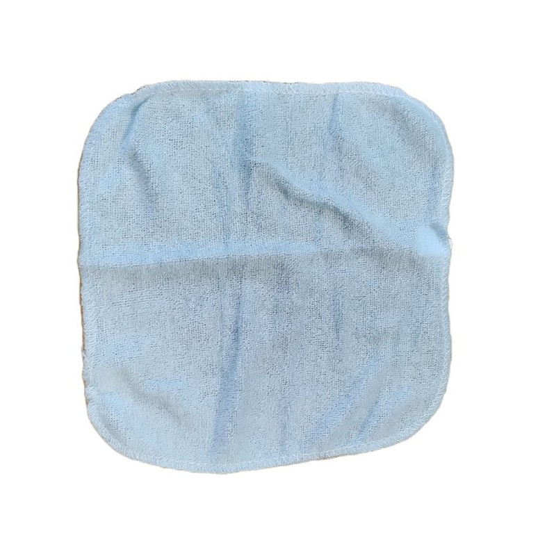 Blue Baby Face Wash Cloths Flannel Pack Of 4 Machine