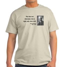 CafePress Bertrand Russell 1 Light T Shirt Men's Traditional Fit Light Casual T Shirt Natural