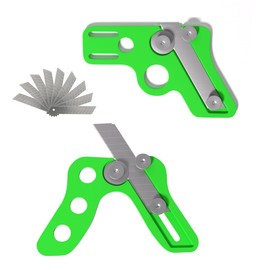 TorSor 2 Pack Edge Banding Trimmer with Snap-Off Blades Woodworking Edge Trimmer Hand Edge Bander Edgebanding Cutter Trimming Tool for Burrs Edge Corner Planer Wood Chamfering Fillet Scraper