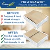Homemate® Fix-A-Drawer™ - The ULTIMATE drawer protection! Mends sagging, broken,