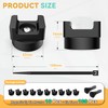 110 Pcs Magnetic Zip Tie Mount Base 26lbs Strong Magnetic