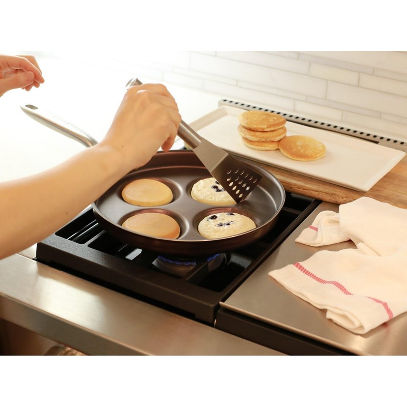 TECHEF - Egg Pan Nonstick, Aluminium Plett Pan, 4 Egg
